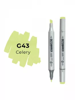 Маркер двухсторонний на спиртовой основе Sketchmarker Цвет Сельдерей