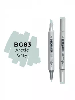 Маркер двухсторонний на спиртовой основе Sketchmarker Цвет Арктический серый