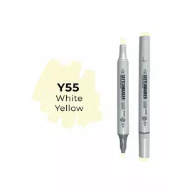 Маркер двухсторонний на спиртовой основе Sketchmarker Цвет Бело-желтый