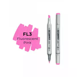 Маркер двухсторонний на спиртовой основе Sketchmarker Цвет Флуорисцетный розовый