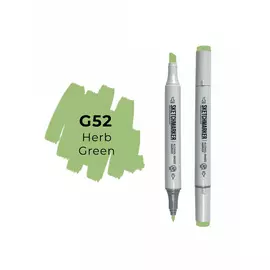 Маркер двухсторонний на спиртовой основе Sketchmarker Цвет Зеленая трава