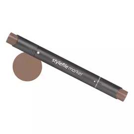 Маркер двухсторонний на спиртовой основе Stylefile №804 шоколадный