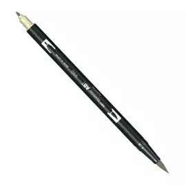 Маркер-кисть двусторонний на водной основе Tombow ABT 990 светлый песок