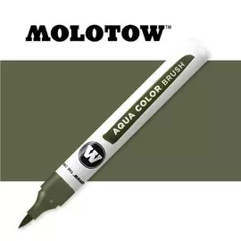 Маркер-кисть на водной основе Aqua Color Brush Оливковый