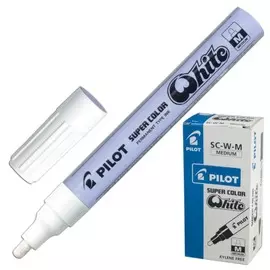 Маркер лаковый Pilot 2 мм, с круглым наконечником, белый