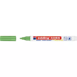 Маркер меловой Edding "4085" 1-2 мм с круглым наконечником, зеленый металлик