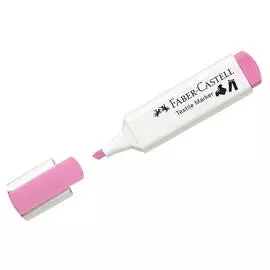 Маркер перманентный для ткани Faber-Castell "Textile" 1-5 мм, розовый