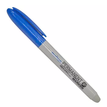 Маркер перманентный MunHwa 1,5 мм с круглым наконечником, синий