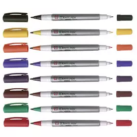 Маркер Sakura "IDenti Pen" двусторонний перманентный, стержень 0,4-1,0мм