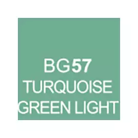 Маркер спиртовой BRUSH Touch Twin цв. BG57 турецкий зеленый светлый