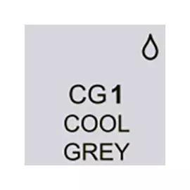 Маркер спиртовой BRUSH Touch Twin цв. CG1 холодный серый