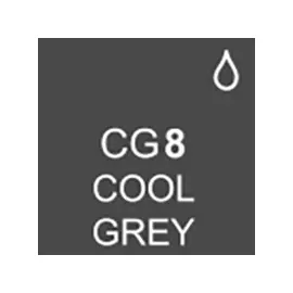 Маркер спиртовой BRUSH Touch Twin цв. CG8 холодный серый