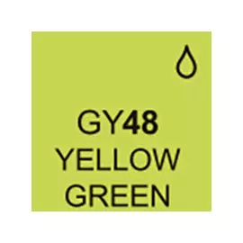 Маркер спиртовой BRUSH Touch Twin цв. GY48 зелено-желтый