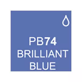 Маркер спиртовой BRUSH Touch Twin цв. PB74 синий бриллиант