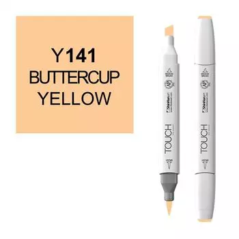 Маркер спиртовой BRUSH Touch Twin цв. Y141 жёлтый лютик