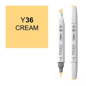 Маркер спиртовой BRUSH Touch Twin цв. Y36 кремовый