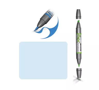 Маркер спиртовой FLEXMARKER цв. C719 синий пастельный
