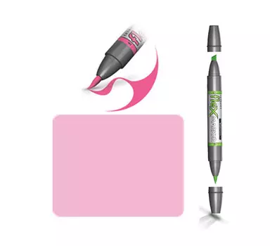 Маркер спиртовой FLEXMARKER цв. M328 розовый гвоздика