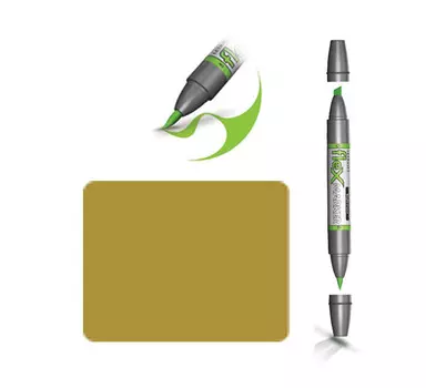 Маркер спиртовой FLEXMARKER цв. Y214 желтый земля