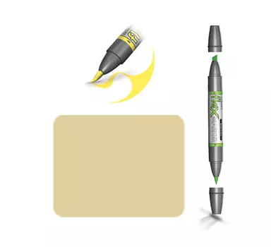 Маркер спиртовой FLEXMARKER цв. Y516 хаки мягкий