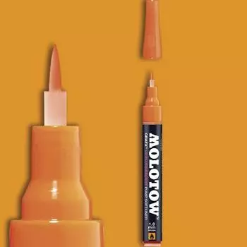 Маркер спиртовой Molotow "GRAF-X" UV 1мм Флуорисцентный Оранжевый 04