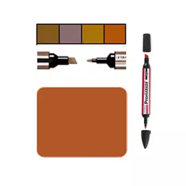 Маркер спиртовой PROMARKER цв. O335 коричневый терракот