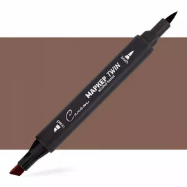 Маркер спиртовой Сонет "TWIN Brush" Сиена жженая