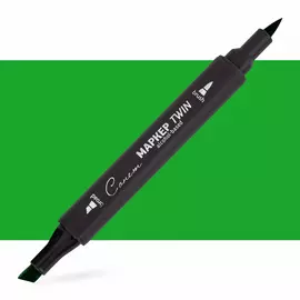 Маркер спиртовой Сонет "TWIN Brush" Травяной зеленый