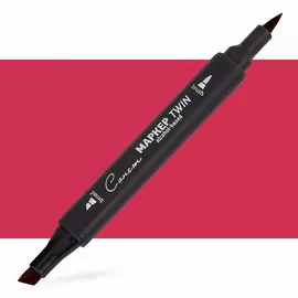 Маркер спиртовой Сонет "TWIN Brush" Ярко-фиолетовый