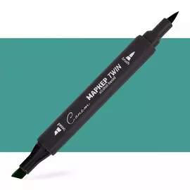 Маркер спиртовой Сонет "TWIN Brush" Зеленая патина