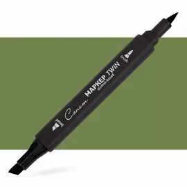 Маркер спиртовой Сонет "TWIN Brush" Зеленый папоротник