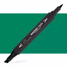 Маркер спиртовой Сонет "TWIN Brush" Зеленый попугай