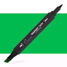 Маркер спиртовой Сонет "TWIN Brush" Зеленый Веронезе