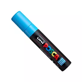 Маркер UNI "POSCA" PC-17K, 15,0 мм, наконечник скошенный, цвет голубой