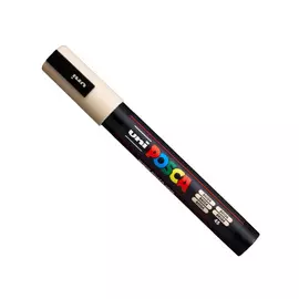 Маркер UNI "POSCA" PC-5M, 1,8-2,5 мм, наконечник пулевидный, цвет бежевый