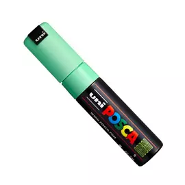 Маркер UNI "POSCA" PC-7M, 4,5-5,5 мм, наконечник пулевидный, цвет салатовый