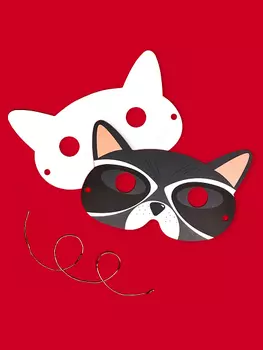 Маска "Енот"