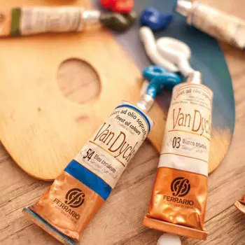 Масло Ferrario "VAN DYCK" 150 мл охра золотистая