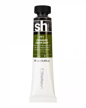 Масло ShinHanart "Sh" туба 50 мл №771 Киноварь зеленая насыщенная