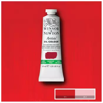 Масло Winsor&Newton "ARTISTS" 37 мл беcкадмиевый насыщенно-красный