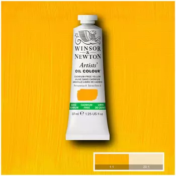 Масло Winsor&Newton "ARTISTS" 37 мл Беcкадмиевый желтый