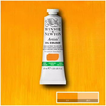 Масло Winsor&Newton "ARTISTS" 37 мл Бескадмиевый насыщенно-желтый