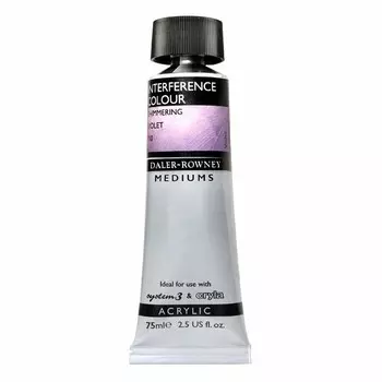 Медиум для акрила интерферентный Daler-Rowney 75 мл фиолетовый