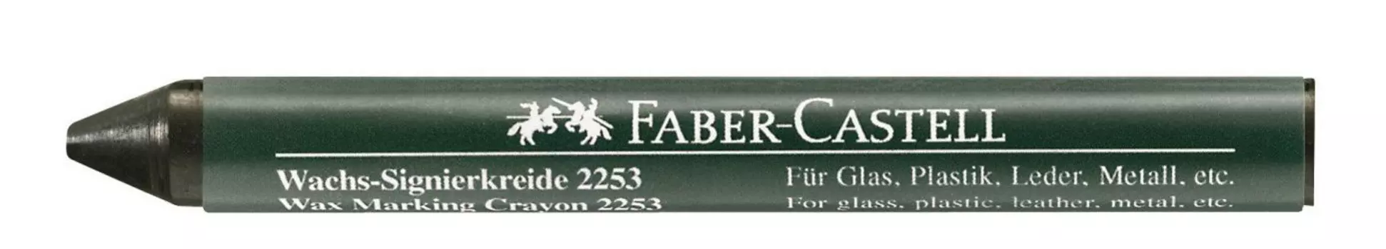 Мелок восковой Faber-castell Черный