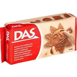 Модельная масса самозатвердевающая для лепки FILA "DAS" 1000 г коричневая
