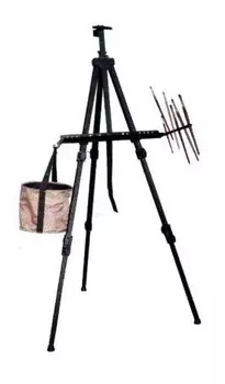 Мольберт "Тренога" алюминиевый с чехлом, холст до 120 см