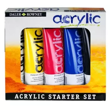 Набор акрила Daler-Rowney "Graduate Starter set" 5 цв*120 мл