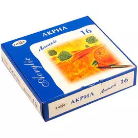 Набор акрила Гамма "Лицей" 16 цв декоративный