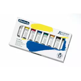 Набор акрила Schmincke "Akademie" 8 цв*20 мл в картонной упаковке