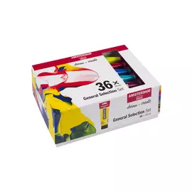 Набор акрила Talens "Amsterdam" General Set 36 цв*20 мл